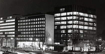 Photo du siège historique d'InVivo de 1975 à Paris avenue de la Grande Armée